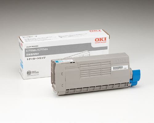 OKI [TNR-C4GC1] トナーカートリッジ シアン(C711dn/C711dn2/C710dn用)