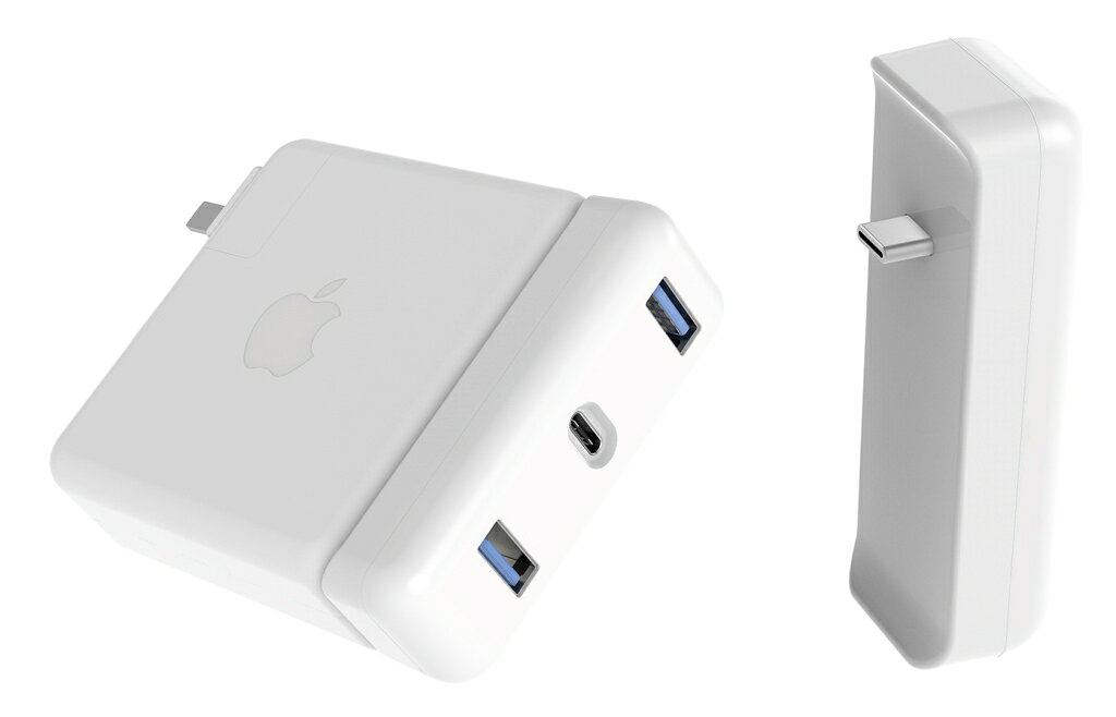 ロア・インターナショナル  HyperDrive Apple 61W USB-C電源アダプタ用USB-C Hub