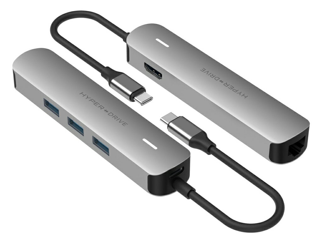 ロア・インターナショナル [HP15582] HyperDrive 6in1 USB-C Hub