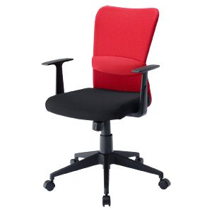 樂天商城 - サンワサプライ [SNC-NET14AR] メッシュチェア レッド