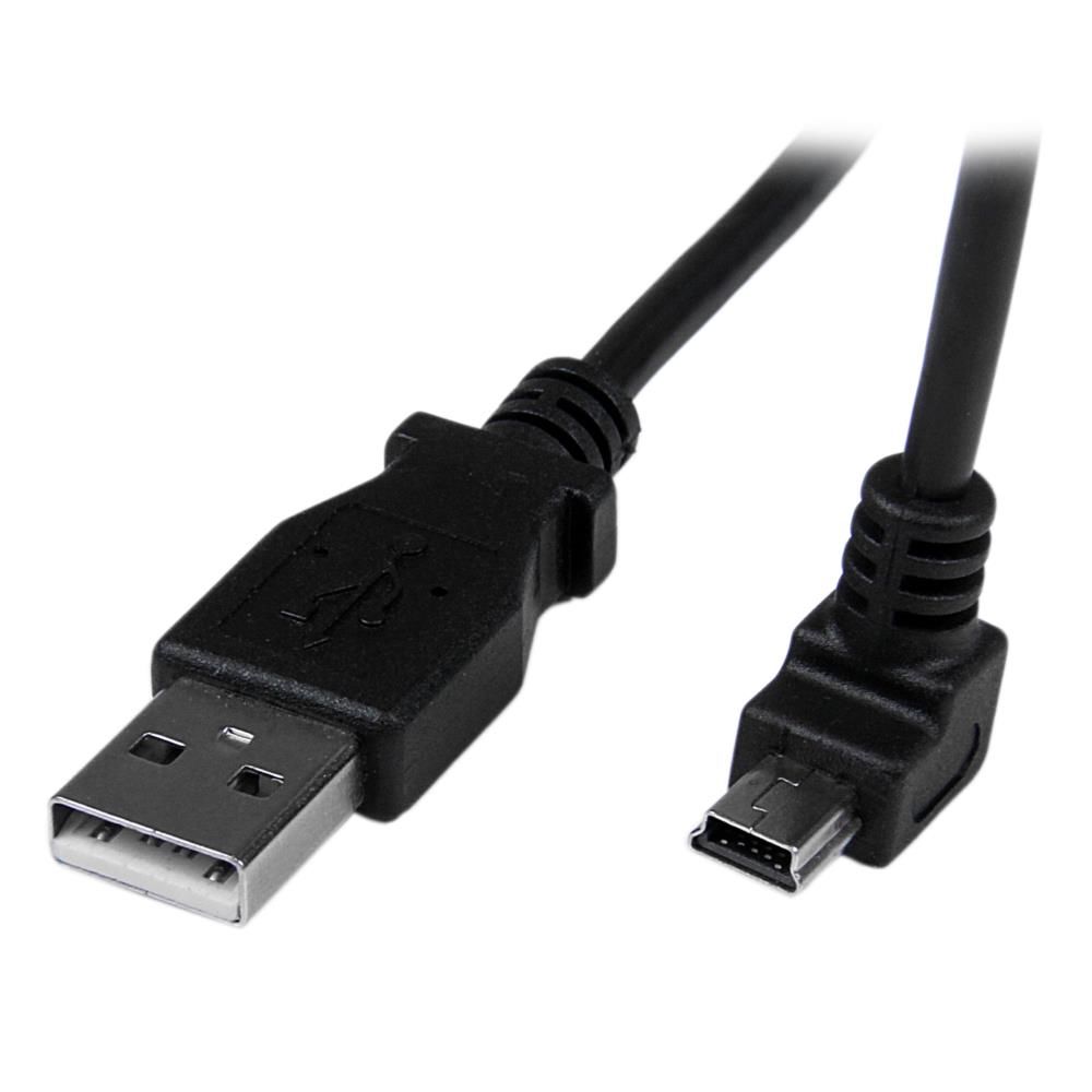 StarTech.com [USBAMB2MD] 2m USB 2.0 �����֥� ������A (����) - �ߥ�B/ L�������� (����) �֥�å�