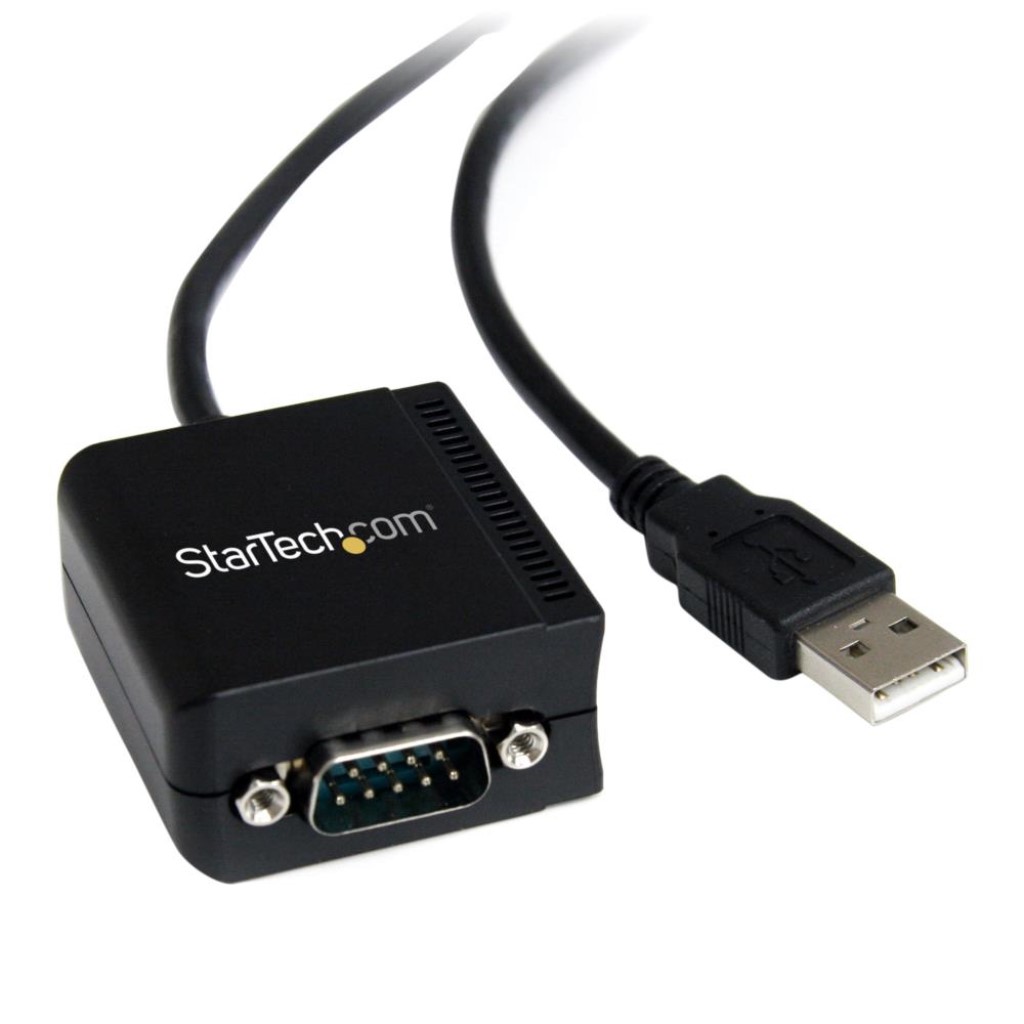 StarTech.com [ICUSB2321FIS] USB-RS232C シリアル変換ケーブル/2.5m/ストレート/1x D-Sub 9 ピン/オス-オス/光絶縁/DB9 シリアルコンバーター アダプター