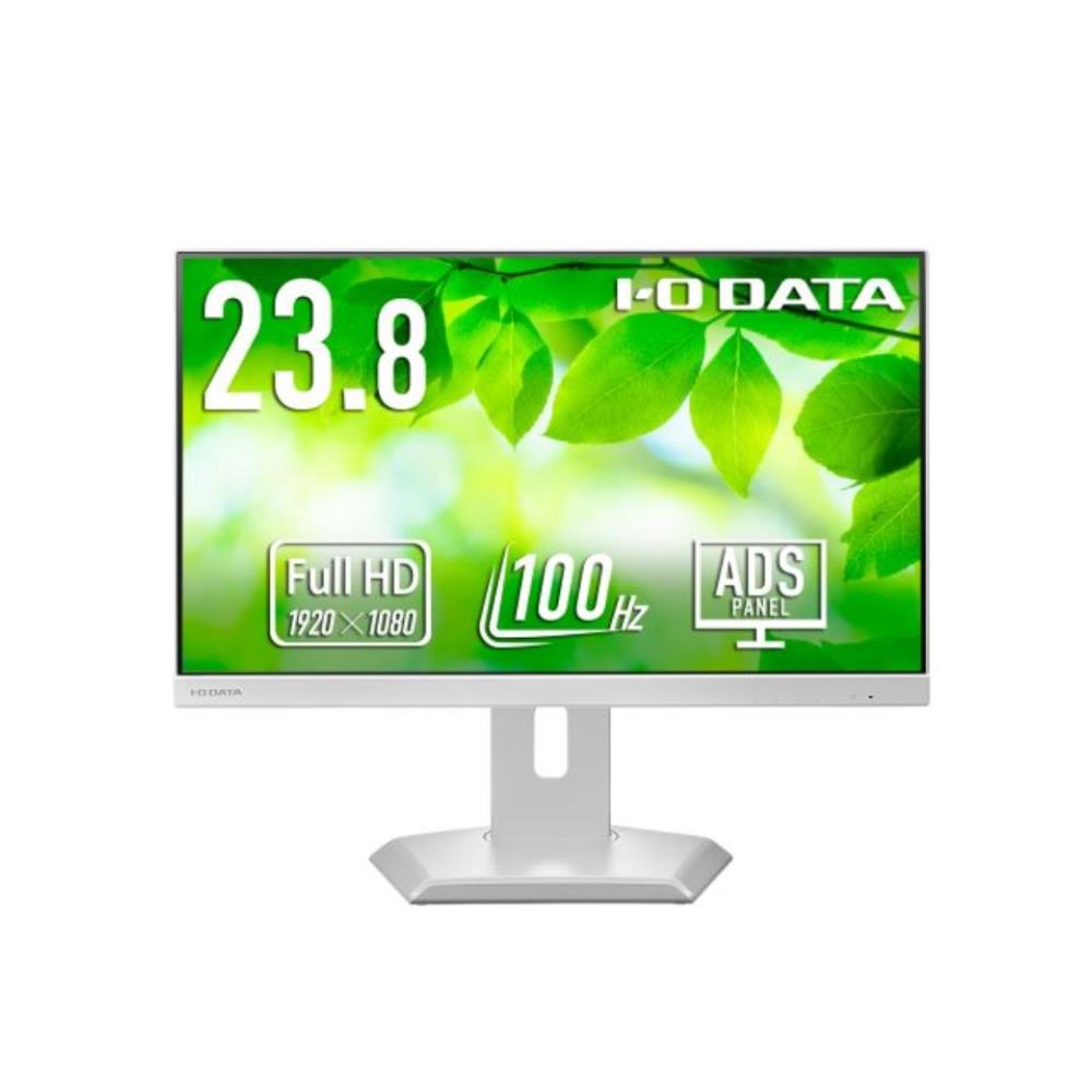 アイ・オー・データ機器 [LCD-C242SDW-F] 「5年保証」USB Type-C(R)搭載&フリースタイルスタンド採用 液晶 23.8型 ホワイト