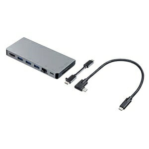 サンワサプライ [USB-3TCH14S2] USB Type-C ドッキングハブ