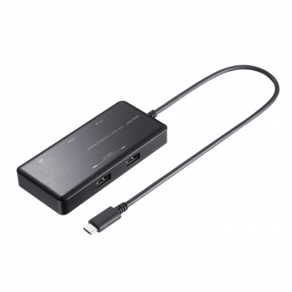 サンワサプライ [USB-DKM7BK] USB Type-C ドッキングステーション