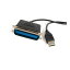 StarTech.com [ICUSB1284] 1.8m USB-ѥץ󥿥С֥ USB A(4ԥ)-ȥ˥/եΡ 36ԥ(IEEE1284) Ѵ֥ /