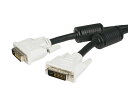 StarTech.com [DVIDDMM1M] 1m DVI-Dデュアルリンクケーブル DVI-Dディスプレイケーブル(オス/オス) DVI-D(25ピン)-DVI-D(25ピン) 2560x1600 ブラック