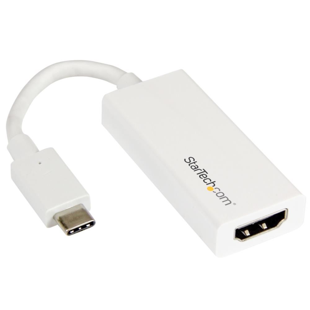樂天商城 - StarTech.com [CDP2HDW] USB-C-HDMIディスプレイアダプタ ホワイト USB 3.1 Type-C(オス)-HDMI(メス)4K解像度対応