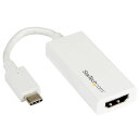 StarTech.com [CDP2HDW] USB-C-HDMIfBXvCA_v^ zCg USB 3.1 Type-C(IX)-HDMI(X)4K𑜓xΉ