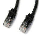 StarTech.com [N6PATC10MBK] 10m JeS[6 LANP[u ubN RJ45[fBORlN^(c܂h~Jo[t) MKrbgC[TlbgΉCat6 UTPP[u