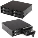 StarTech.com [SATSASBP425] 4xCHDD/SSD݃oCbN 5.25C`xC^Cv 4x 2.5C`SATA/SAShCuΉ[ouP[X zbgXbvΉ SAS 2.0 / SATA 3.0Ή