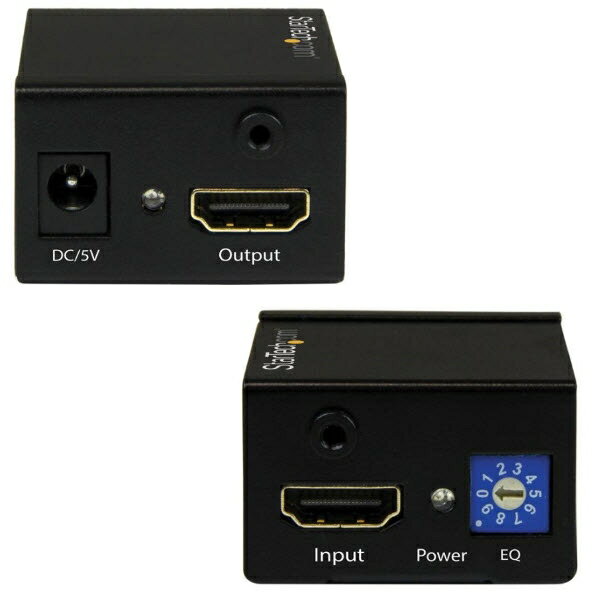 StarTech.com [HDBOOST] HDMI リピーター(信号増幅器・イコライザー内蔵) 1080pで最大35m延長できるHDMIブースター