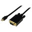 StarTech.com [MDP2VGAMM10B] 3m Mini DisplayPort - VGA Ѵץ֥ Mini DP(ߥ˥ǥץ쥤ݡ)/ - D-Sub15ԥ/ 1920x1200 ֥å