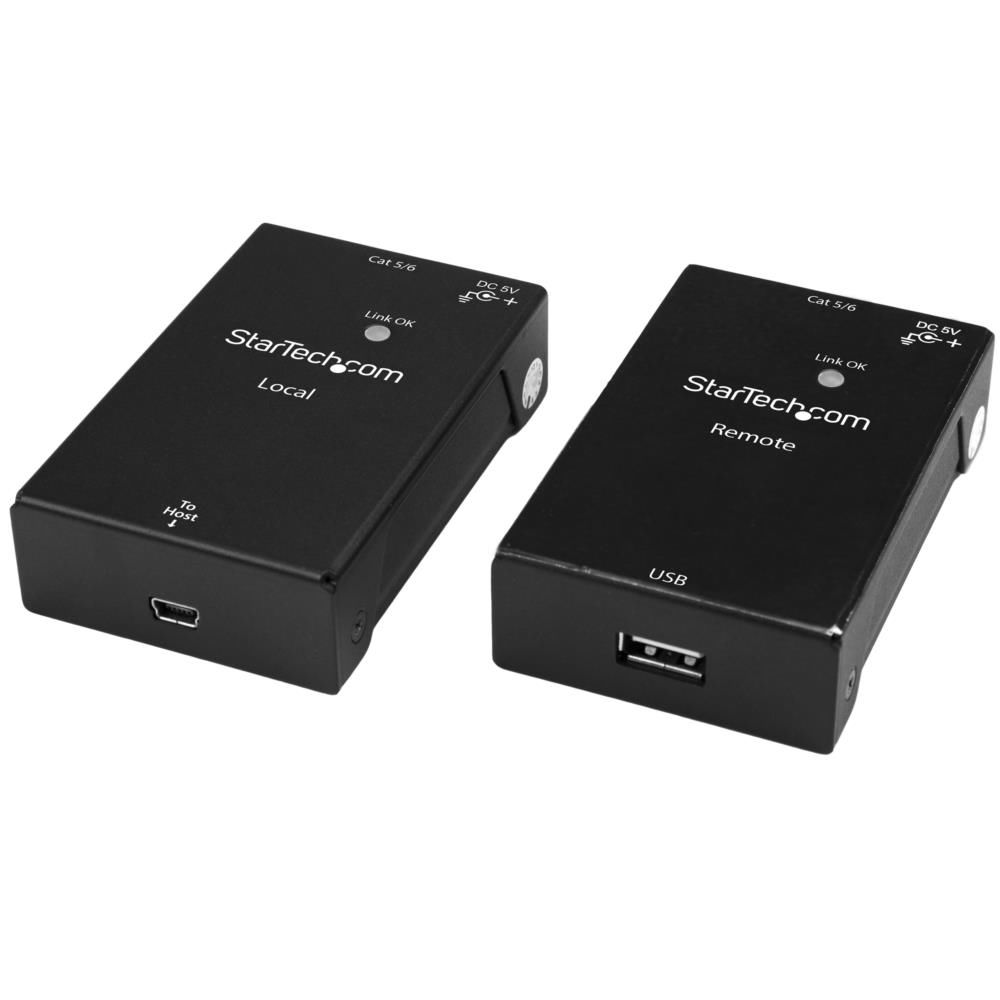 StarTech.com [USB2001EXTV] Cat5/Cat6接続1ポートUSB 2.0エクステンダー(延長器) 最大50m