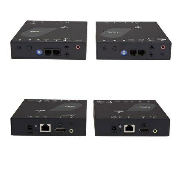 StarTech.com [ST12MHDLAN4K] IP対応HDMI延長分配器キット 4K/30Hz対応 LAN回線経...