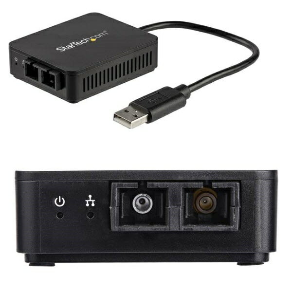 Rakuten - StarTech.com [US100A20FXSC] USB 2.0 - 光ファイバー変換アダプタ 100Base-FX 2芯SCコネクタ マルチモード Windows/ Mac/ Linux対応 USBネットワークアダプタ