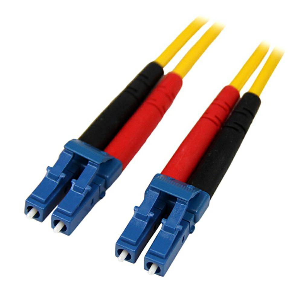 乐天商城 - StarTech.com [SMFIBLCLC10] 光ファイバーケーブル 10m LSZH対応パッチコード OM1仕様準拠 シングルモード コア径9ミクロン/芯径125ミクロン 2芯LC-LCコネクタ