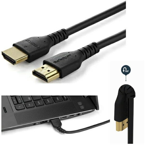 Hdmi Cable - StarTech.com [RHDMM2MP] プレミアムハイスピードHDMIケーブル 2m Premium HDMI cable規格認証 HDMI 2.0準拠 イーサネット対応 4K/60Hz