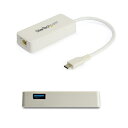 StarTech.com [US1GC301AUW] USB Type-C LLANA_v^ zCg USB-A|[gt USB-C-MKrbgEthernetϊNIC