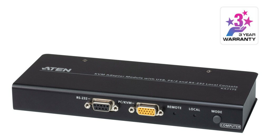 乐天商城 - ATEN [KA7174/ATEN] PS/2&USB&RS-232C ローカルコンソール搭載コンピューターモジュール