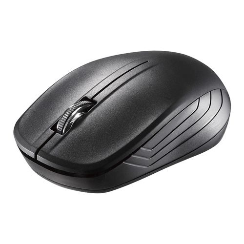 BUFFALO [BSMRW21BKZ] 無線(2.4GHz)IR LEDマウス 3ボタンタイプ 簡易パッケージモデル ブラック