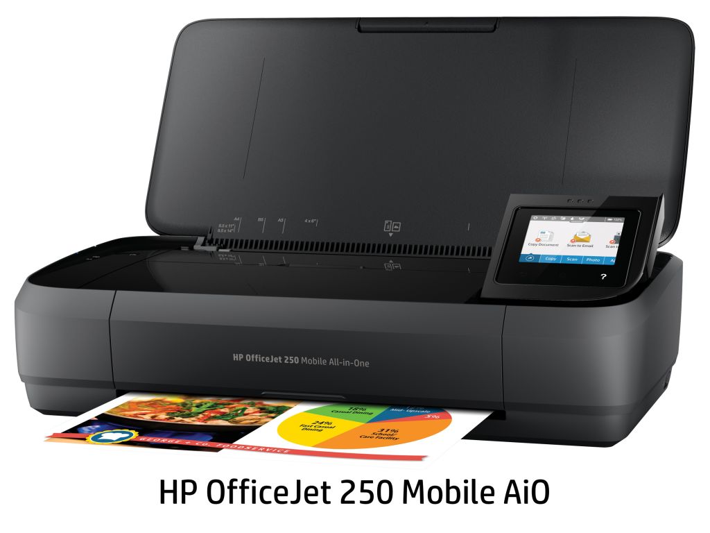 HP [CZ992A#ABJ] OfficeJet ビジネスプリンター複合機 250 Mobile AiO(4色(3色+BK)インクジェット/W-LAN/USB2.0/A4/プリンター/スキャナー/コピー/モバイル)