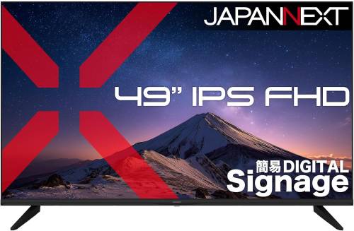 ジャパンネクスト [JN-IPS49F-M] 49インチ ワイド液晶ディスプレイ(1920x1080/IPS/HDMIx3/VGA/USBx2/スピーカー/半光沢/2年保証)