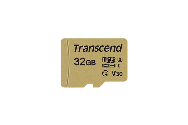 gZhWp [TS32GUSD500S] 32GB UHS-I U3 microSD with Adapter (MLC)