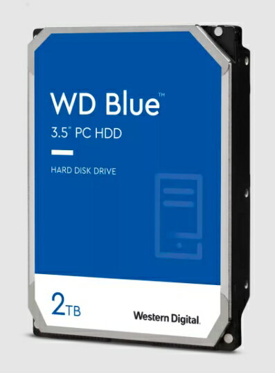 ウエスタンデジタル [WD20EZBX] WD Blue 3.5インチ内蔵HDD 2TB SATA6Gb/s 7200rpm 256MB