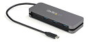 StarTech.com [HB30CM3A1CB] 4|[gUSB-Cnu/1x USB-C & 3x USB-A/5Gbps USB 3.2/3.1 Gen 1Type-Cnu/oXp[Ή/28.5cmP[u