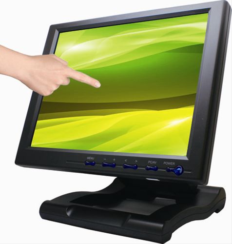 エーディテクノ [CL1042NT] 10.4インチ スクエア タッチパネル 液晶ディスプレイ(800x600/VGA/RCAx2/スピーカー/LED/4線式抵抗膜)