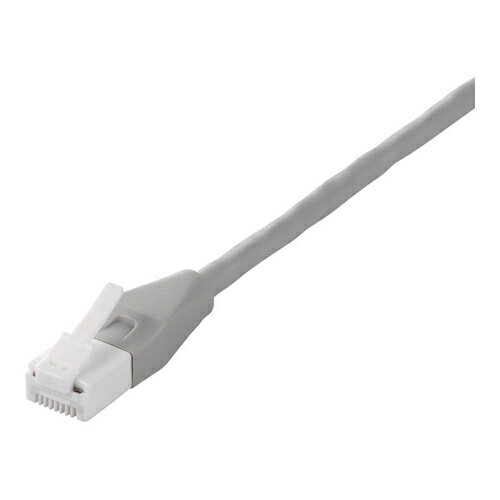 Rakuten - BUFFALO [BL6TNY50LG] ツメ折れないCat6 LANケーブルやわらか 5m ライトグレー