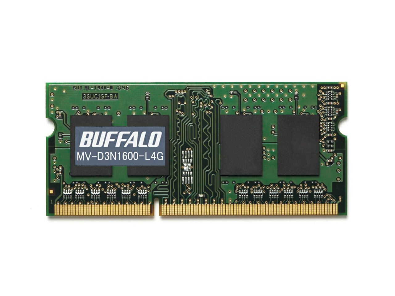 バッファロー MV-D3N1600-L4G PC3L-12800(DDR3L-1600)対応 204PIN DDR3 SDRAM S.O.DIMM 4GB