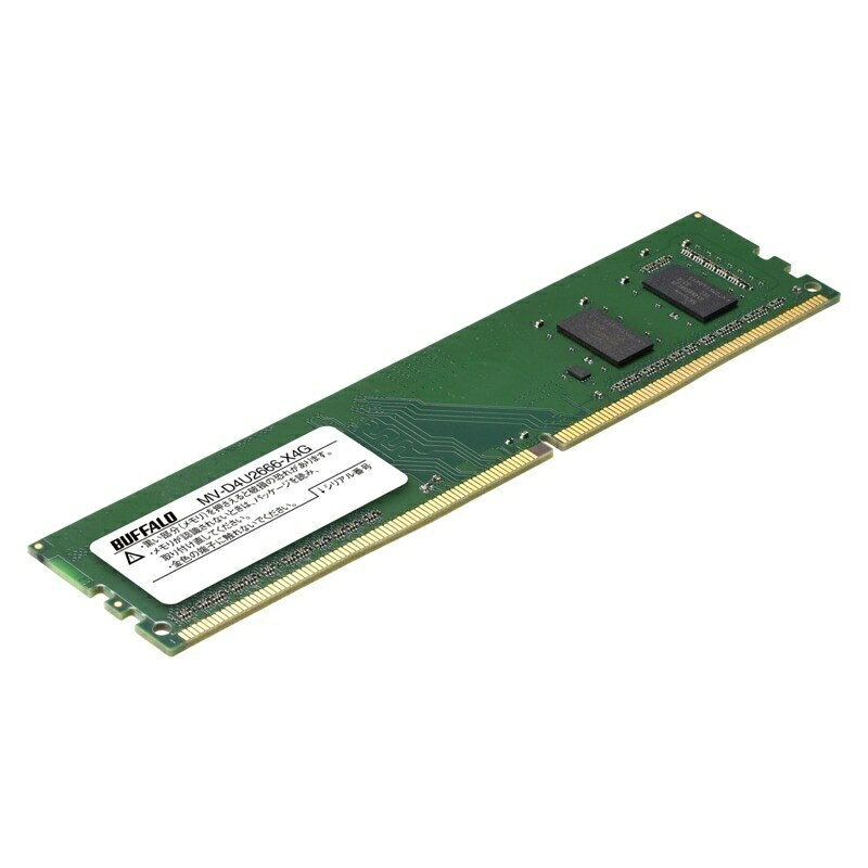 バッファロー [MV-D4U2666-X4G] PC4-2666対応 288ピン DDR4 SDRAM U-DIMM 4GB