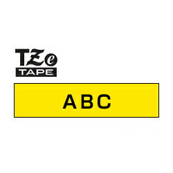 乐天商城 - ブラザー工業 [TZE-611] TZeテープ ピータッチ専用テープ(黄テープ/黒字)6mm