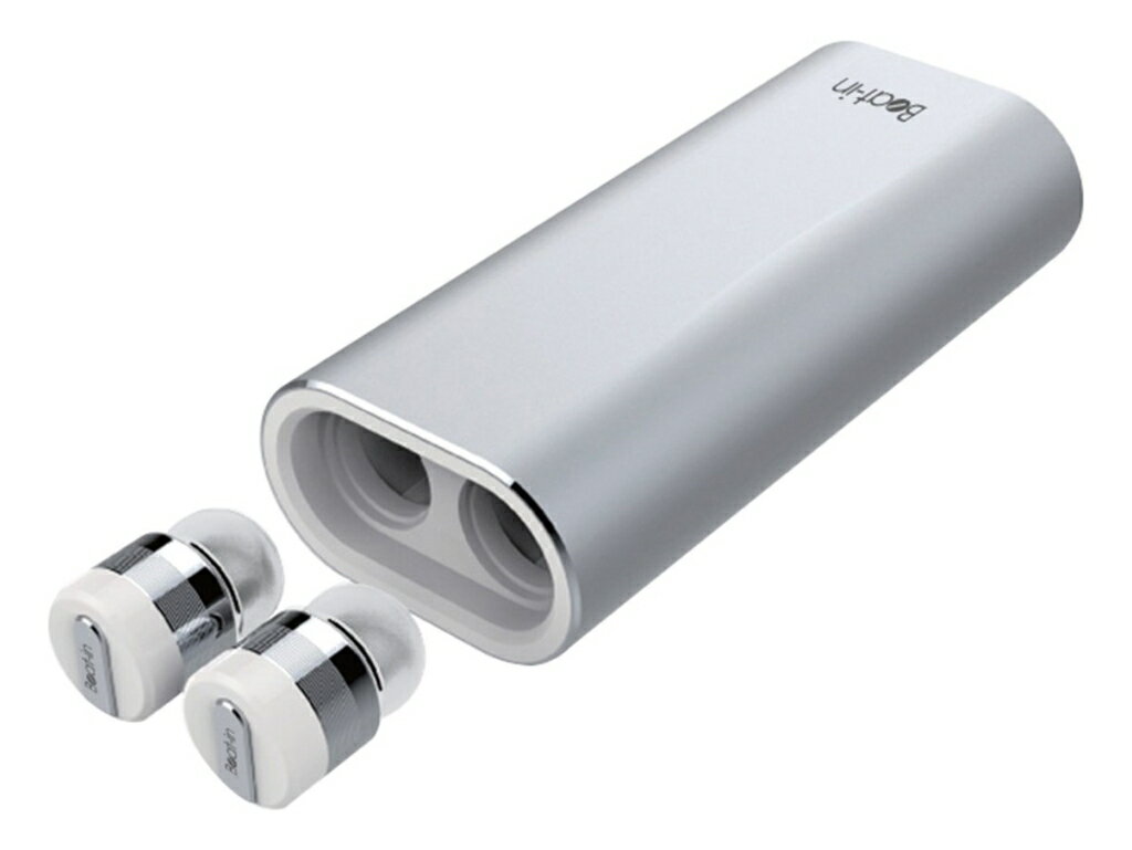ロア・インターナショナル [BI9316] ワイヤレスイヤホン Beat-in Power Bank シルバー