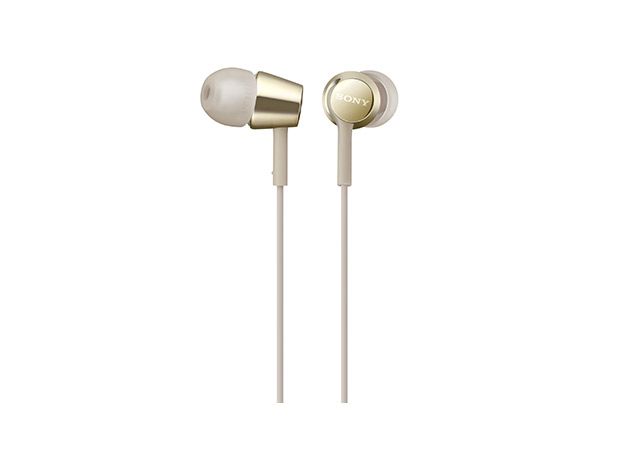 ソニー [MDR-EX155AP/N] 密閉型インナーイヤーレシーバー ゴールド