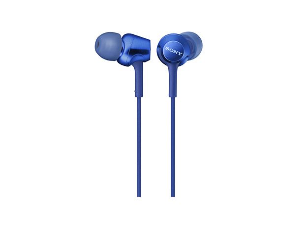 ソニー [MDR-EX255AP/L] 密閉型インナーイヤーレシーバー ブルー