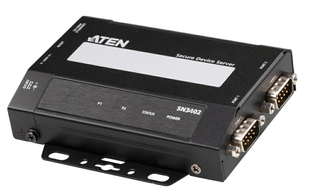 ATEN [SN3402/ATEN] 2ポートRS-232C/422/485セキュアデバイスサーバー