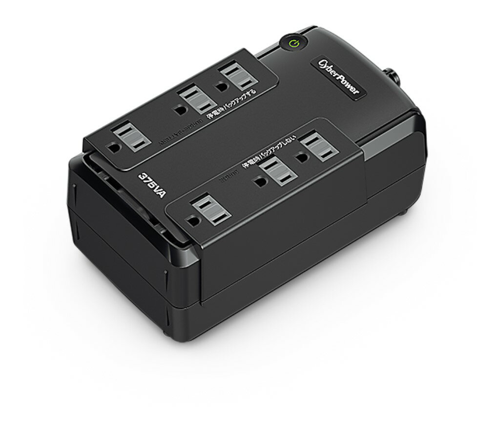 CyberPower [CP375 JP] Backup BRシリーズ UPS 常時商用 BR375 375VA/255W 矩形波