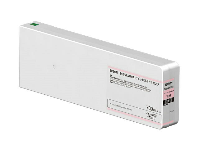 乐天商城 - エプソン [SC9VLM70A] インクカートリッジ(ビビッドライトマゼンタ/700ml)