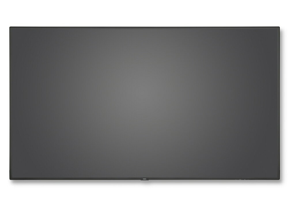 NEC [LCD-P754Q] MultiSync 75インチ 4K対応 ワイド デジタルサイネージ ディスプレイ(3840x2160/DisplayPortx2/HDMIx3/LAN/RS-232C/スピーカー/LED/ノングレア/IPSパネル)