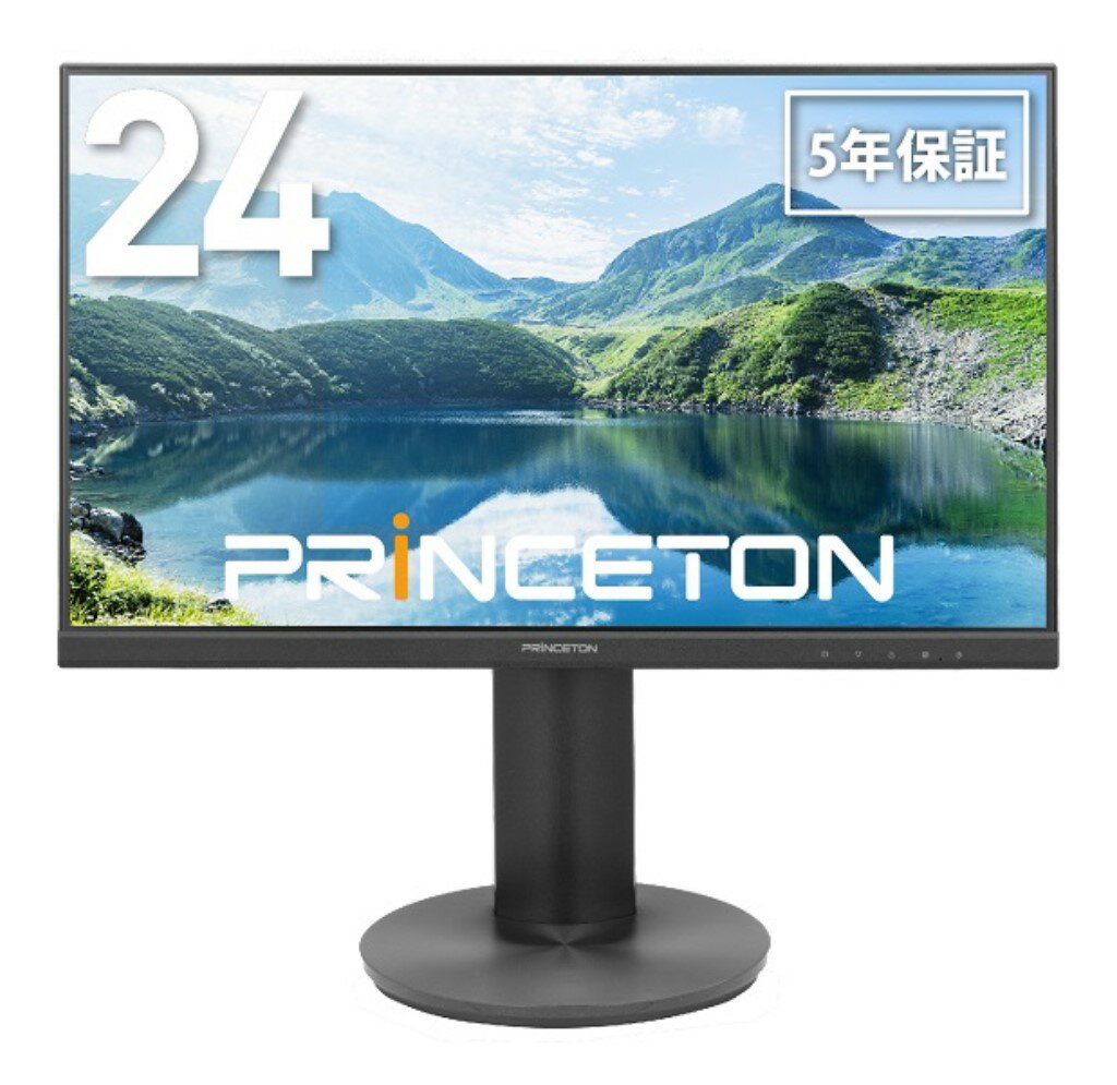 プリンストン [PTFBLD-24S] マルチアングル対応 DisplayPort端子搭載 23.8型 広視野角ワイド液晶ディスプレイ