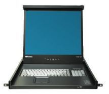 ラリタン [T1900-LED-J] 19インチ LED バックライトKVMドロワー、1Uラックマウント、キーボード、タッチパッド、1280 x 1024対応、 USB 2.0 ポート