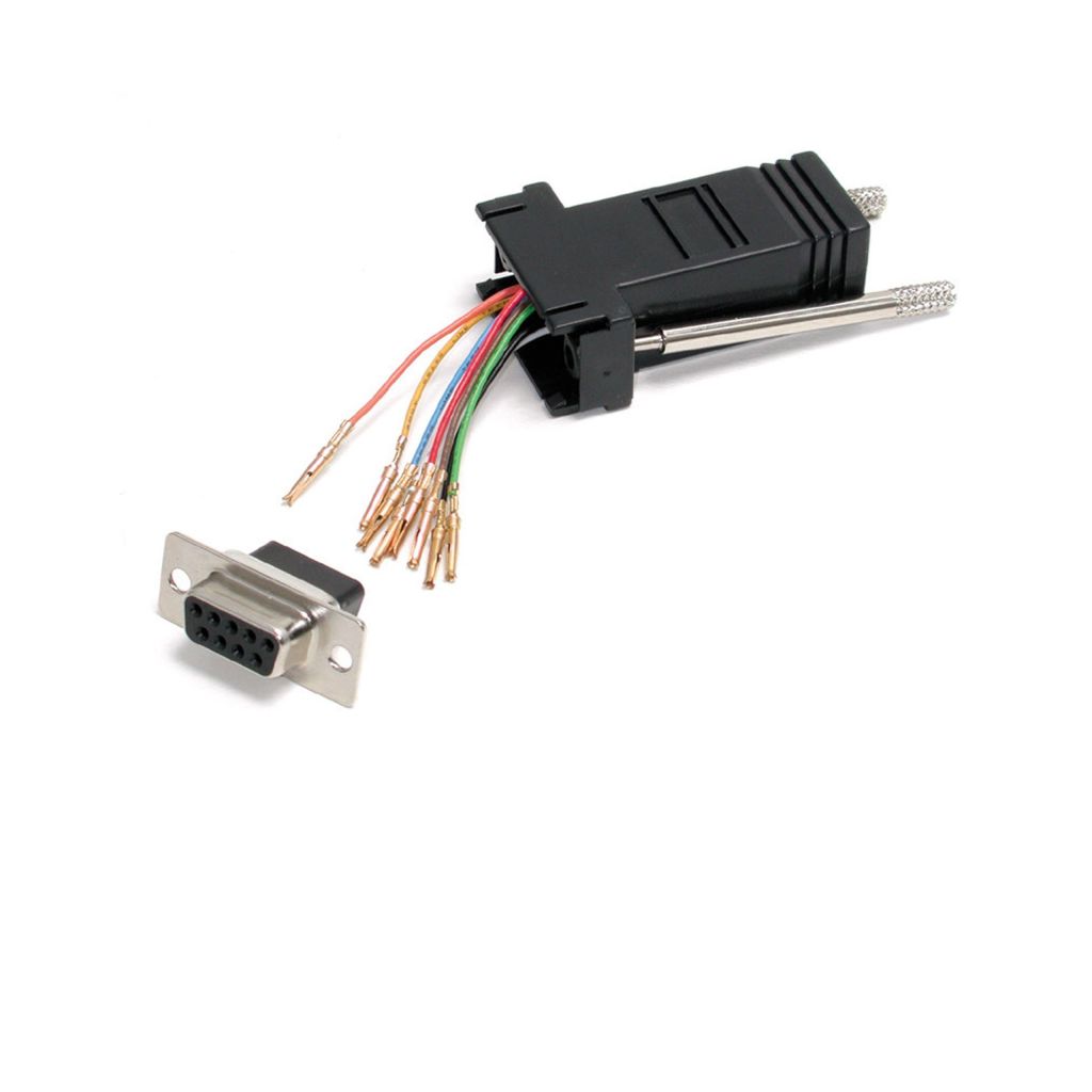 樂天商城 - StarTech.com [GC98FF] DB9 - RJ45変換アダプタ DB-9 / D-Sub 9ピン メス - RJ-45 メス D-Sub 9ピンをRJ45に変換