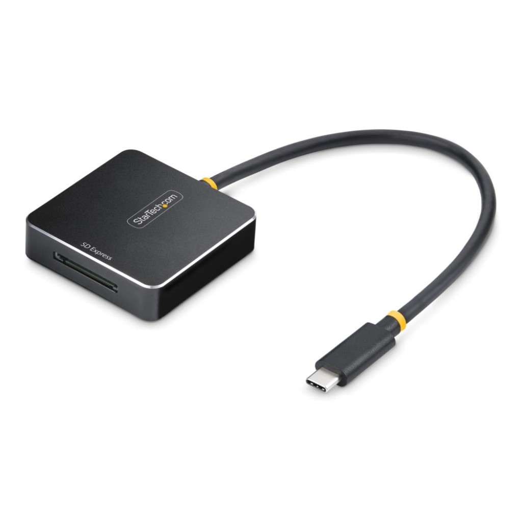 StarTech.com [1B-USB-C-SDE-ADAPTER] USBカードリーダー/USB-C接続/10Gbps/SD Express SDHC SDXC対応/ドライバー不要/各種OS対応/SD7.1 メモリーカード リーダーライター アダプター