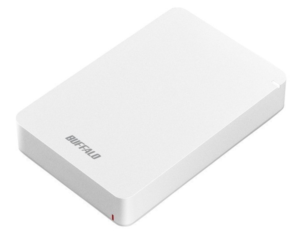 バッファロー [HD-PGF5.0U3-GWHA] USB3.1(Gen.1)対応 耐衝撃ポータブルHDD 5TB ホワイト