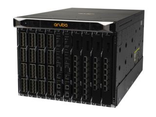 日本ヒューレット・パッカード [JL375A] HPE Aruba 8400 8slot Chassis/3xFan Trays/18xFans/Cable Manager/X462 Bundle