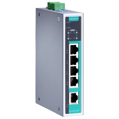MOXA [EDS-G205A-4POE] 5ポート(IEEE 802 3af/at