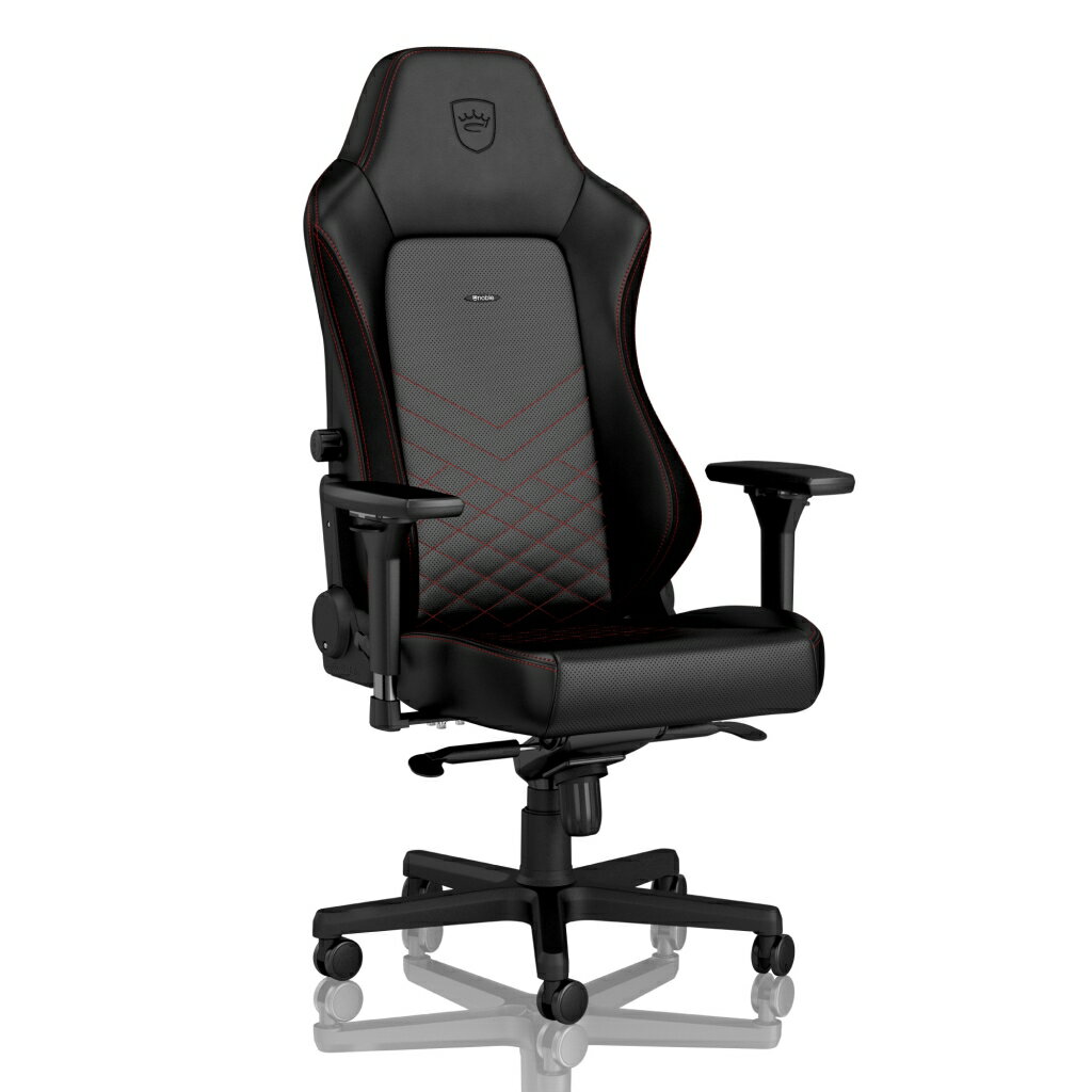 noblechairs [NBL-HRO-PU-BRD-SGL] HERO ワーキングチェア レッドステッチ